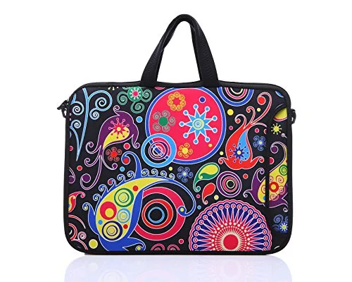 11-Inch to 12-Inch Neoprene Laptop Sleeve Case Bag with shoulder strap For 11" , 11.6" , 12"