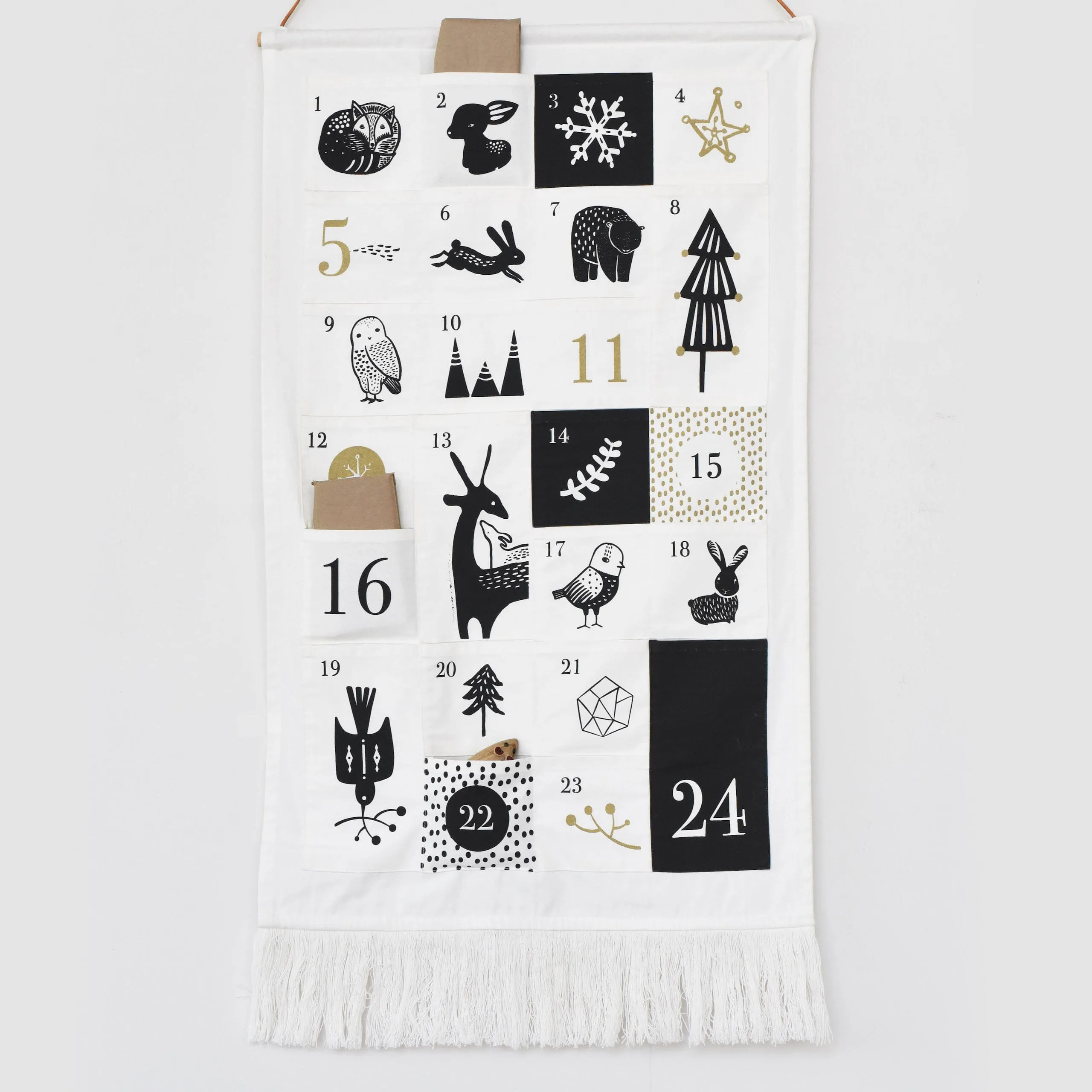 24 Pocket Advent Calendar | Winter Animals