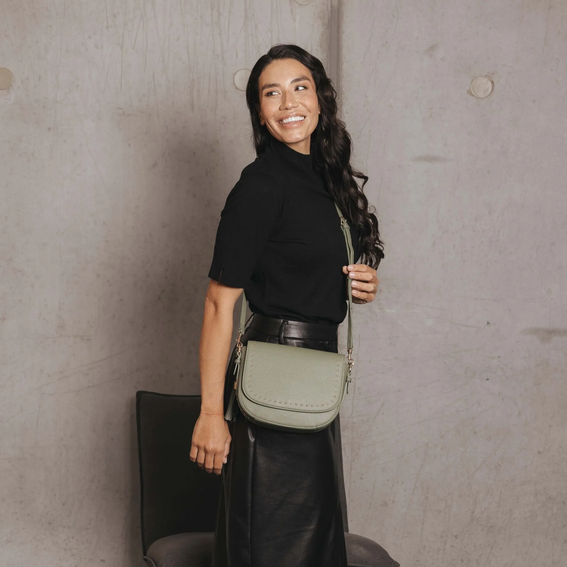 Addison Pistachio Crossbody Bag