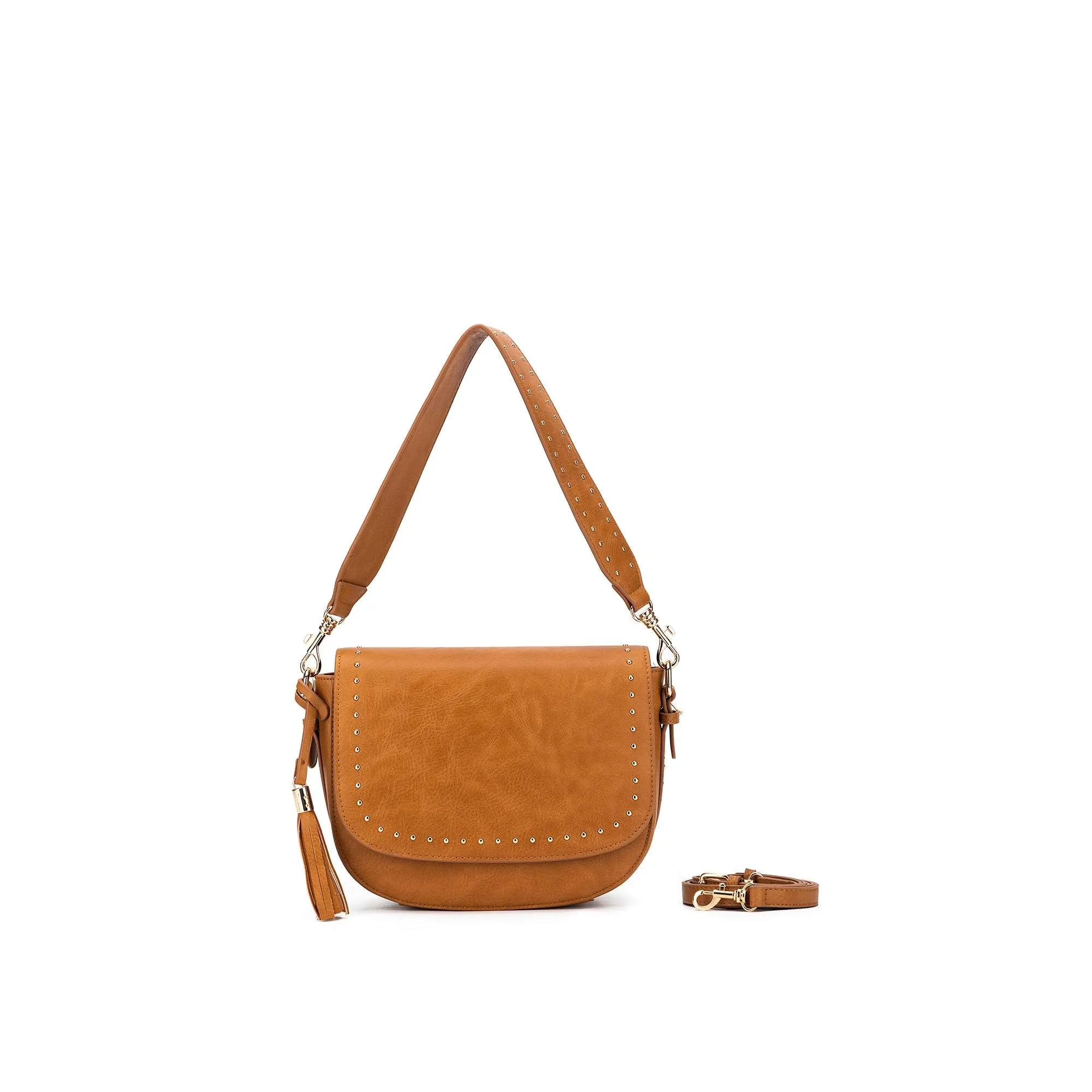 Addison Tan Crossbody Bag