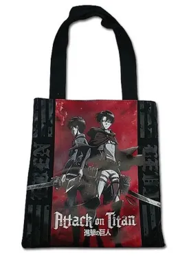 Attack on Titan - Eren Yeager & Levi Ackerman Tote Bag