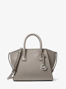 Avril Small Leather Top-Zip Satchel | 55983