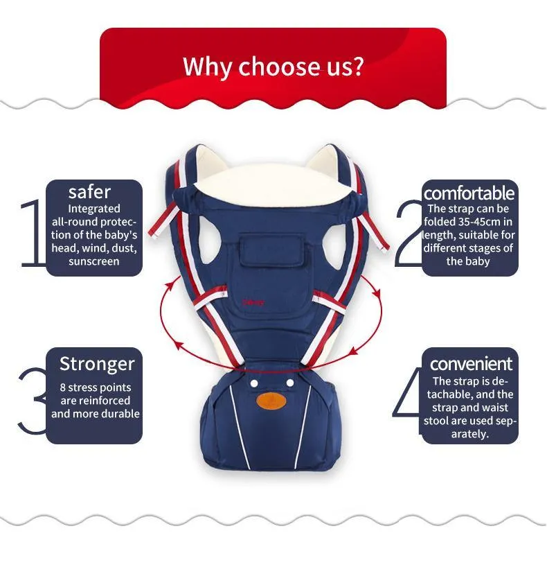 Baby Carrier Backpack Hipseat