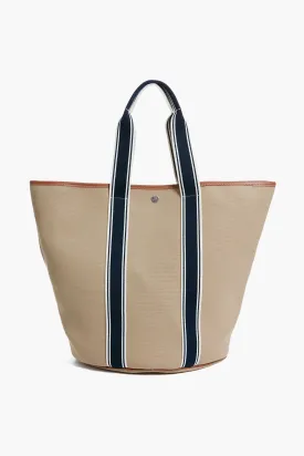 Beige Cruise Bucket XL Cruise Line Tote