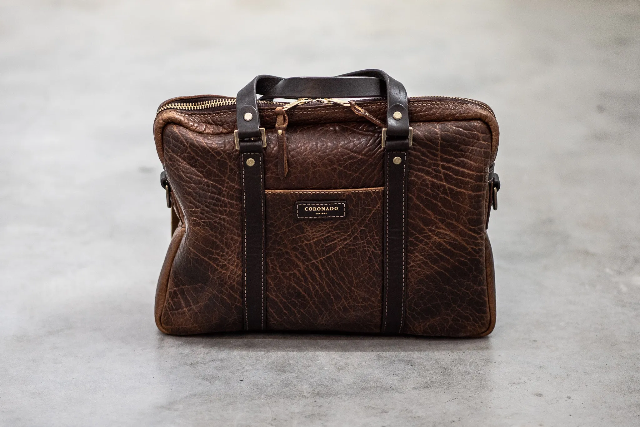 Bison Briefcase #551 | Coronado Leather