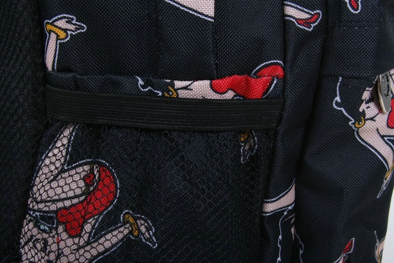 Black Classic Betty Boop All Over Print Backpack