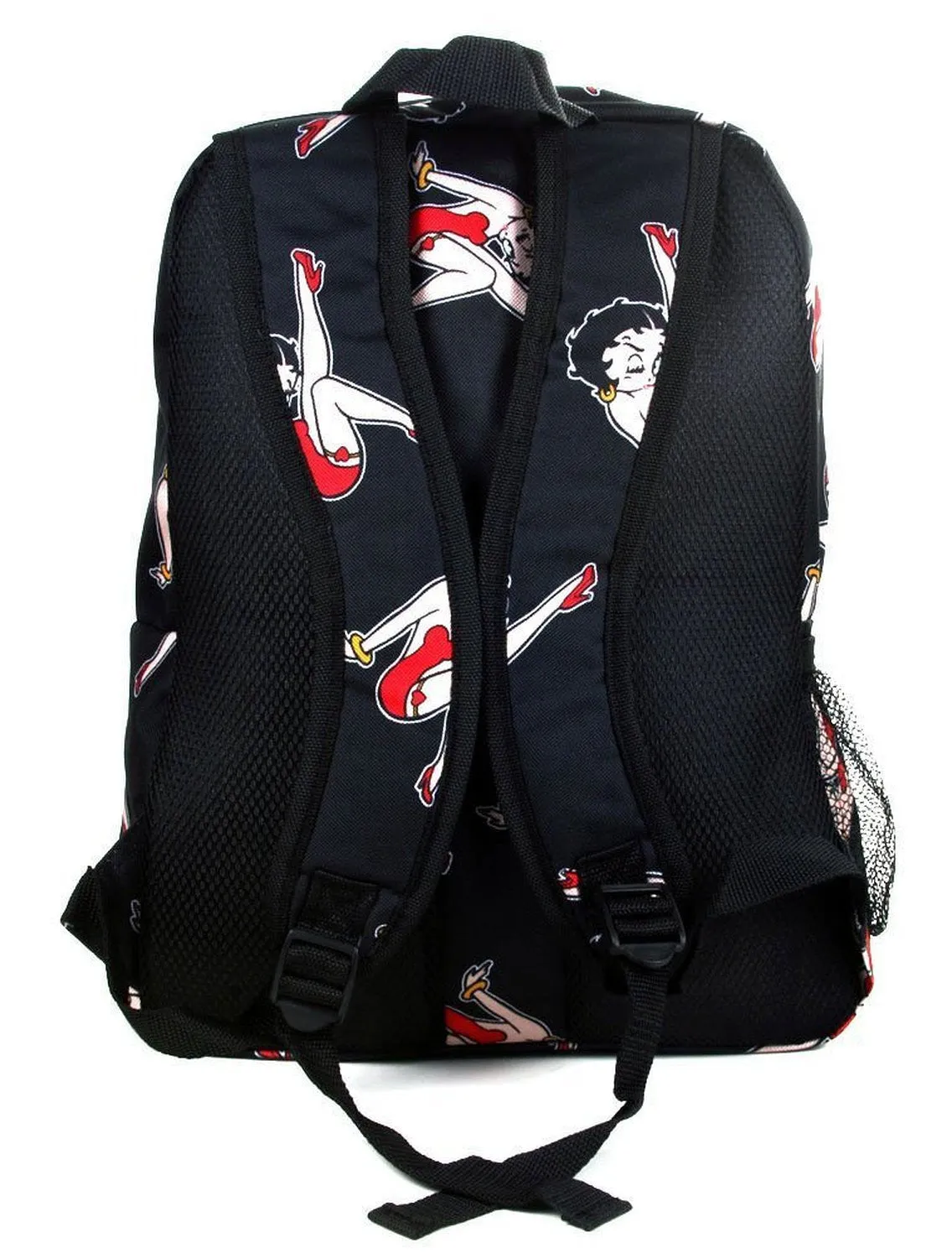 Black Classic Betty Boop All Over Print Backpack