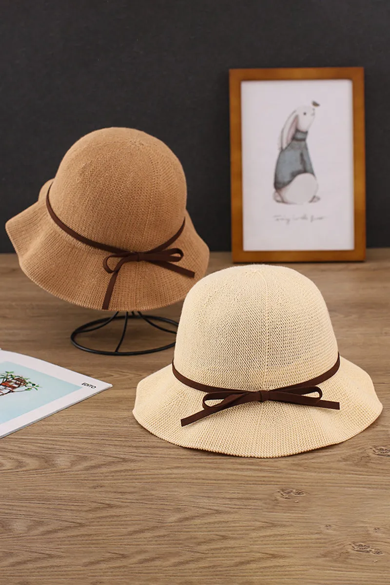 BOW BUCKET HAT