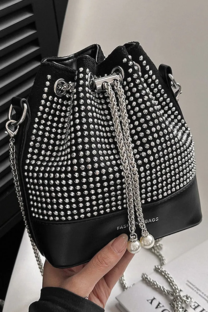 BRIGHT DIAMOND DECORATIVE BUCKET BAG