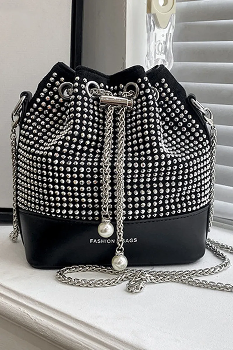 BRIGHT DIAMOND DECORATIVE BUCKET BAG