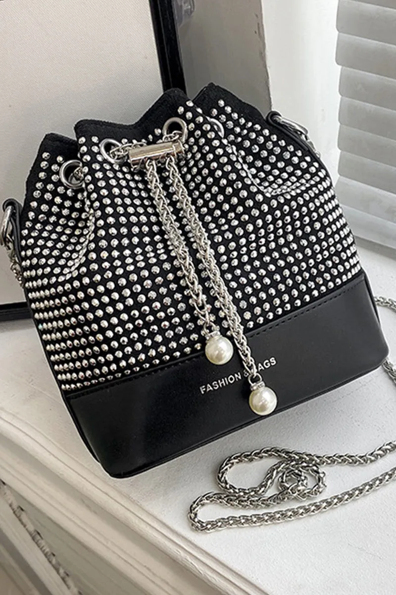 BRIGHT DIAMOND DECORATIVE BUCKET BAG