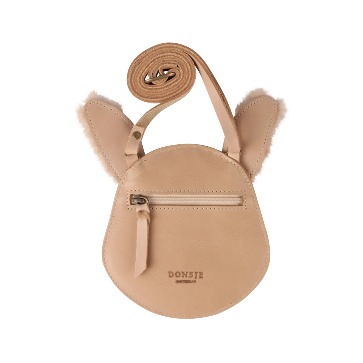 Britta Exclusive Purse | Fluffy Bunny | Light Rust Leather