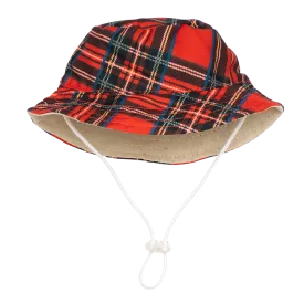 Bucket Hat | Red Plaid