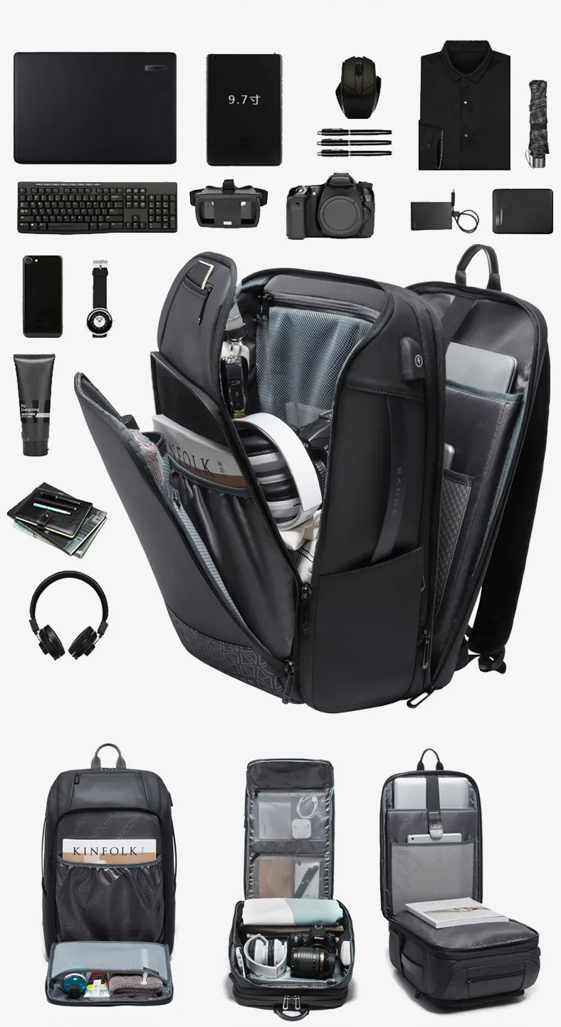 Business Laptop Backpack Anti-Theft 15.6"