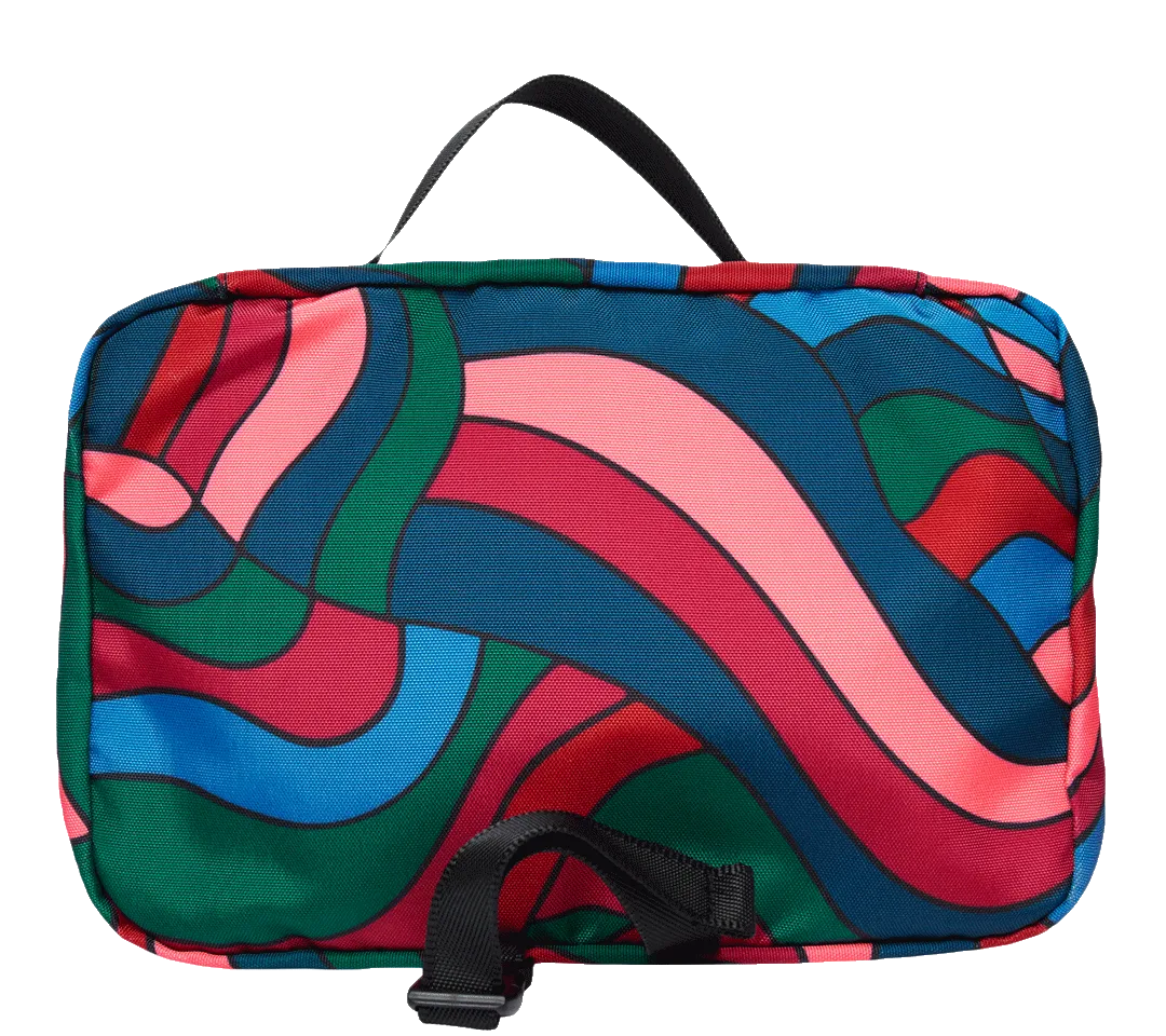 by Parra Distorted Waves Toiletry Bag