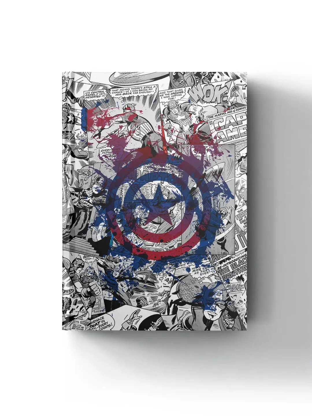 Captain America Splash Out Shield Hardbound Diary