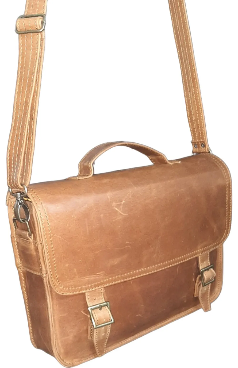 Carryn 13 - 14"leather laptop bag