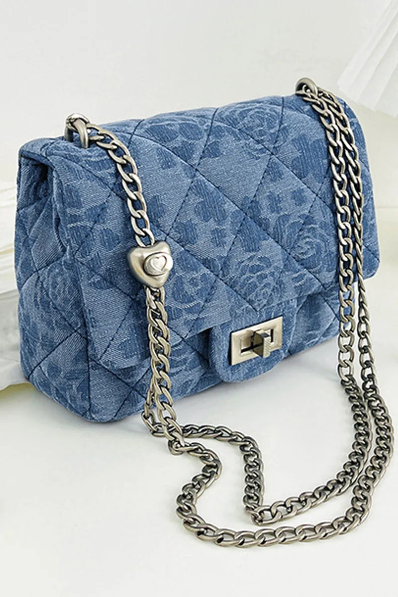 CHAIN CROSSBODY FLAP PURSE