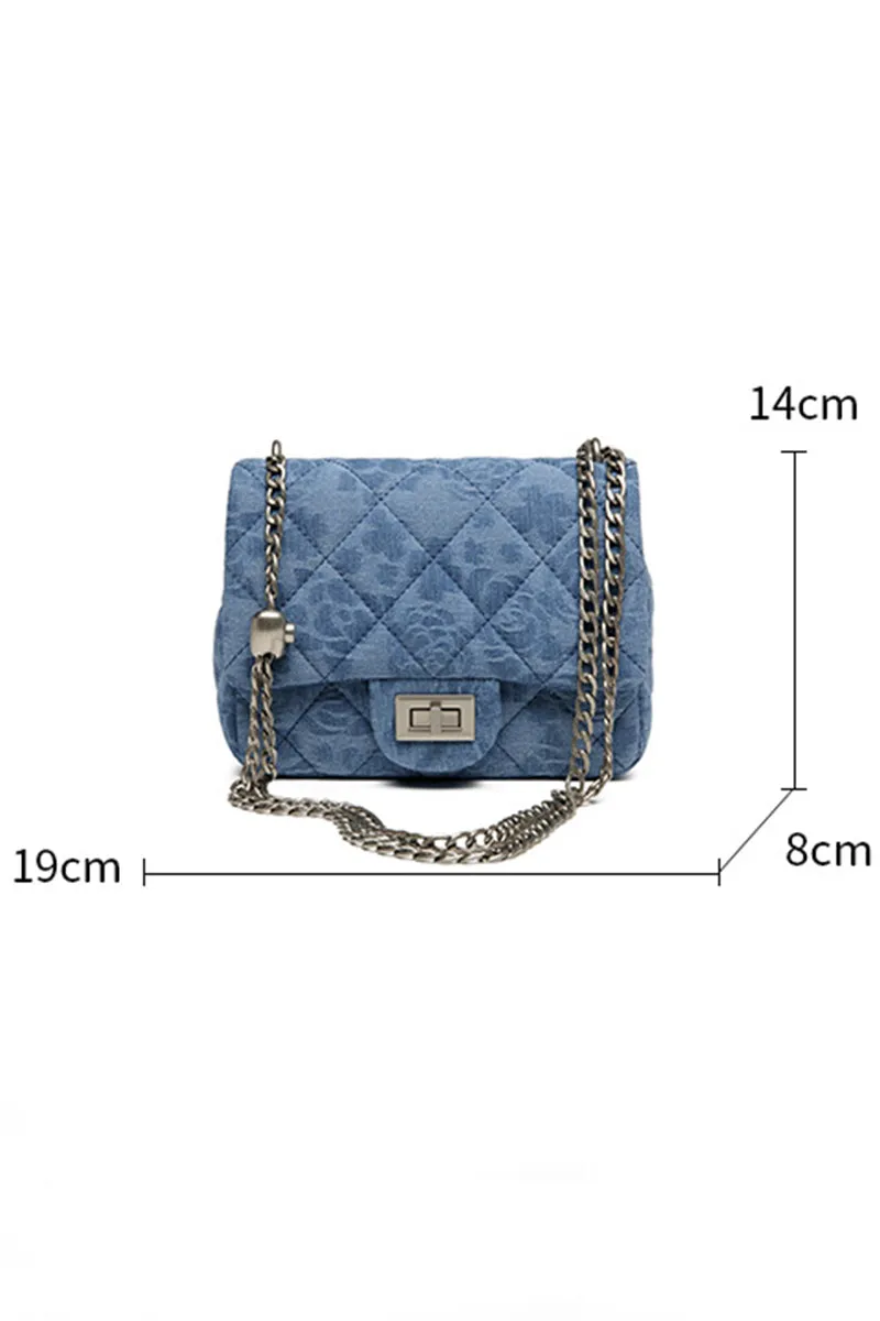 CHAIN CROSSBODY FLAP PURSE