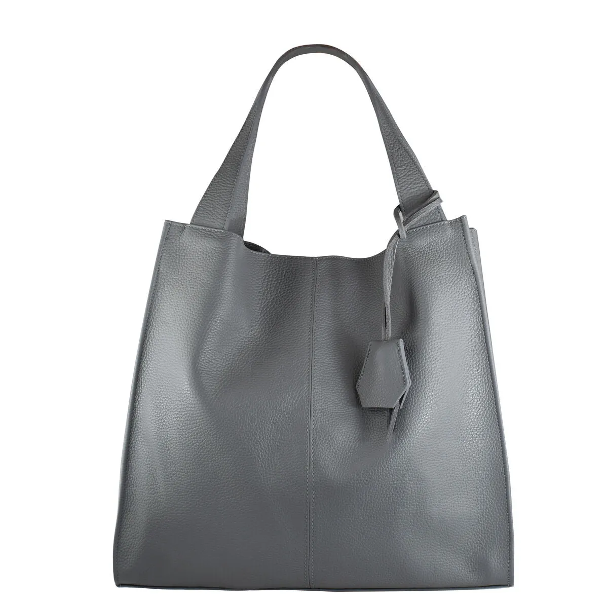 Chiara Ferretti Leather Shoulder Bag Grey