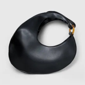 Chokore Crescent-shaped Shoulder Bag (Black)