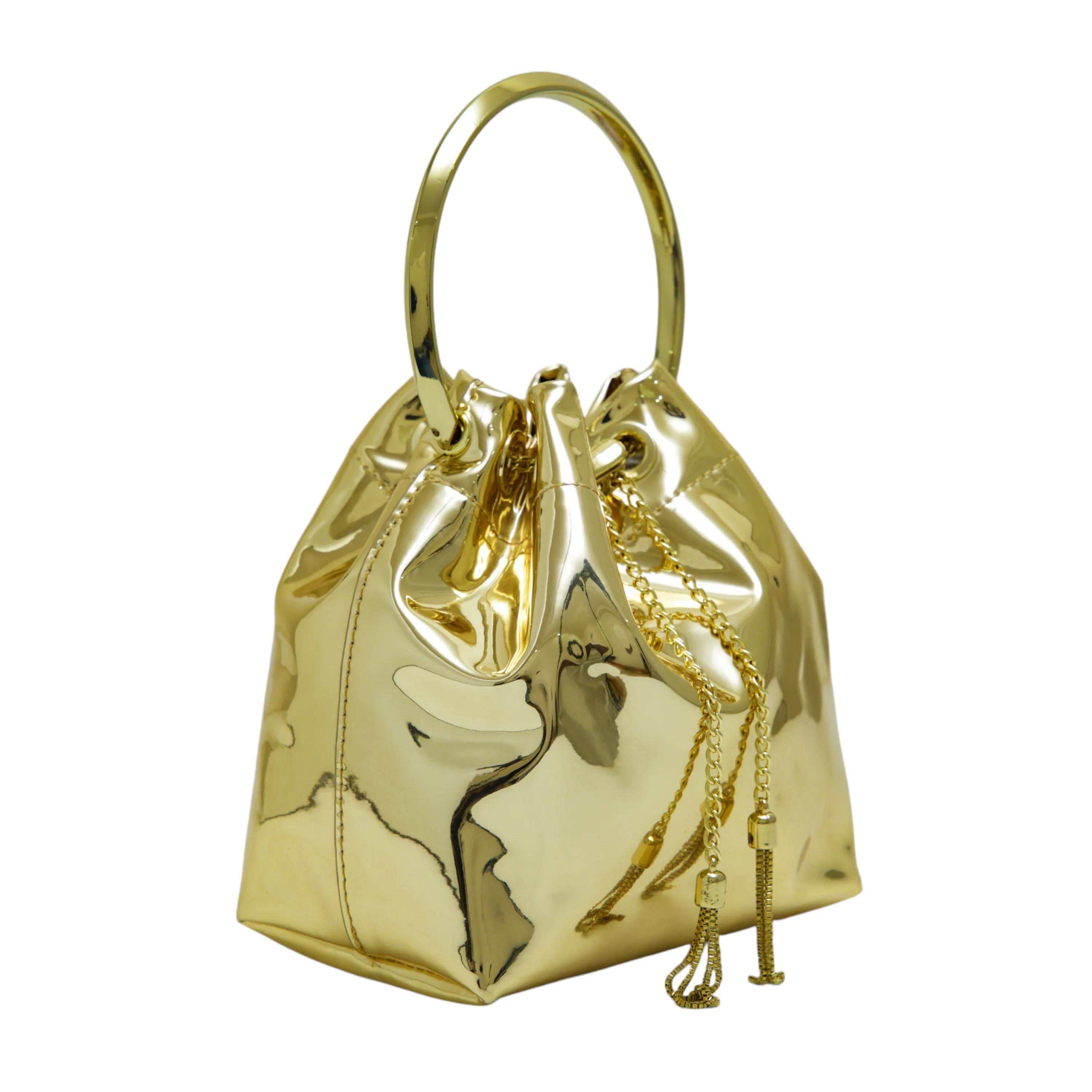 Chokore Gold Tassel Potli Bag (Golden)