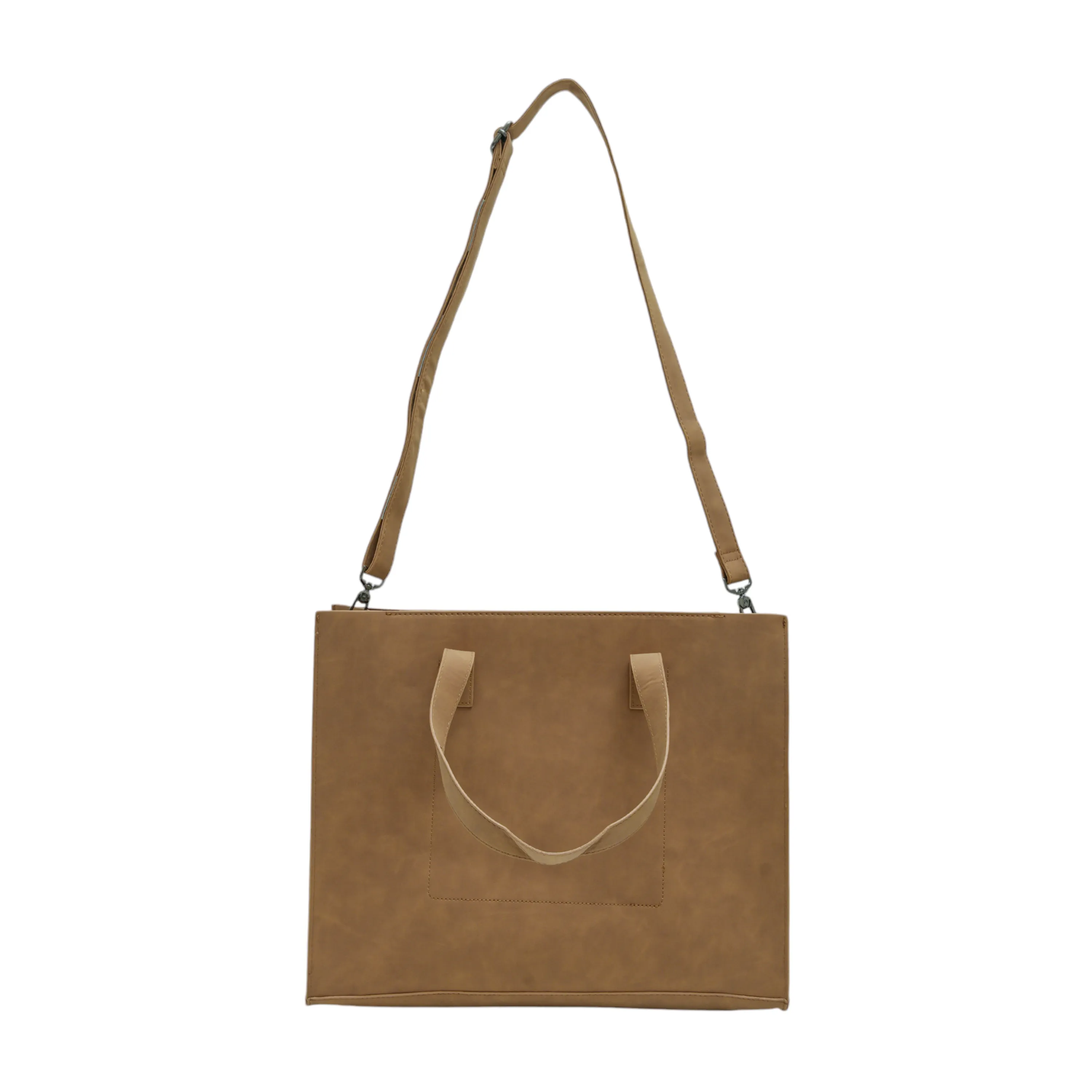 Chokore Minimal Square Tote Bag (Brown)