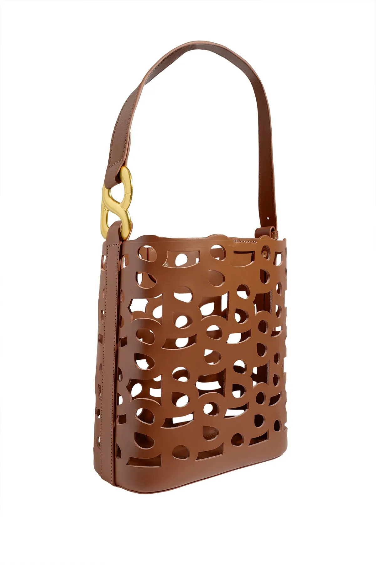 Clea Bucket Bag - Brown