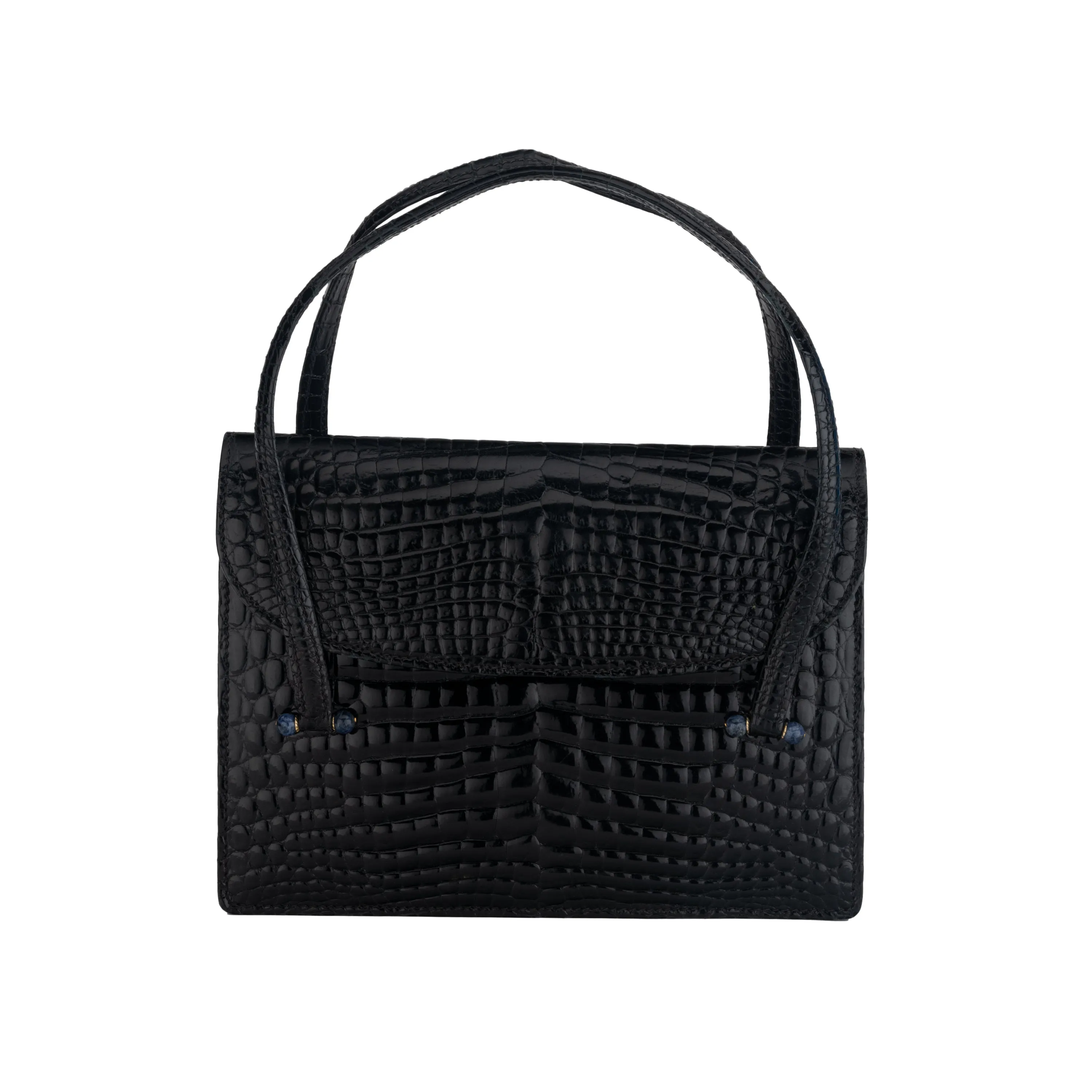 Collection Privée Black Handbag - '80s