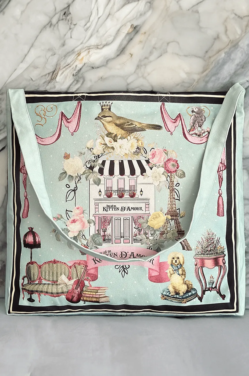 D'Amour Shopfront Canvas Bag