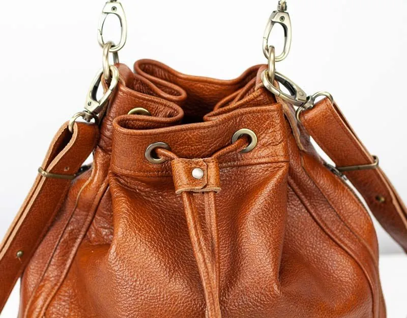 Danae bag - Brown leather