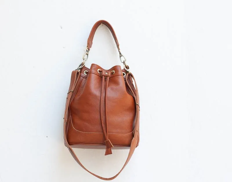 Danae bag - Brown leather