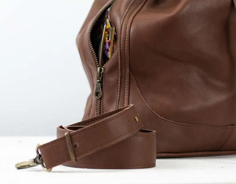 Danae bag - Chocolate brown leather