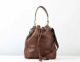 Danae bag - Chocolate brown leather