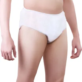 Disposable underwear for men. Hospital pants and Travel briefs 5pcs