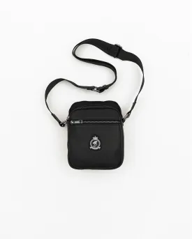 Double Pouch Messenger - Black