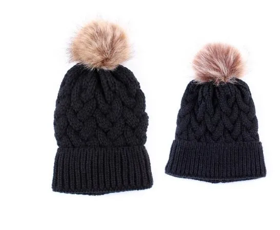 Emery | MOMMY AND ME Fur Beanie