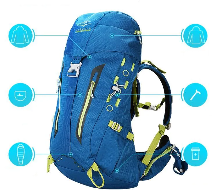 EUSEBIO Waterproof Large Capacity Hike Backpack