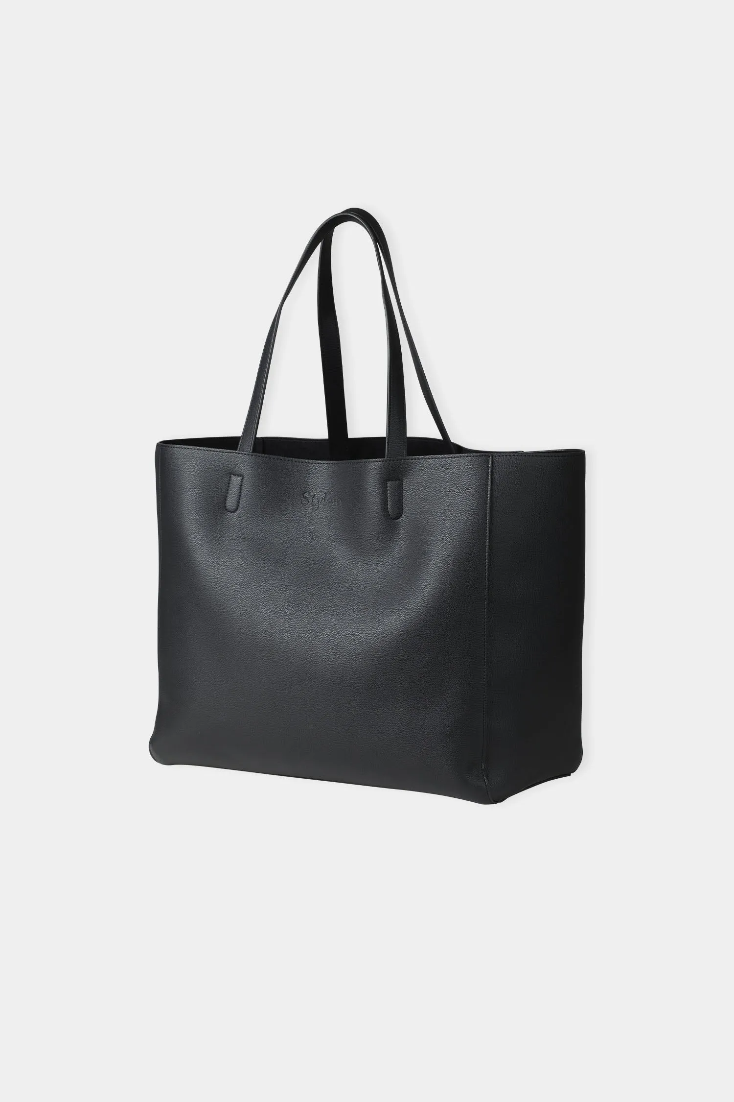 EVERYDAY SHOPPER - YACHT BAG BLACK STRUCTURED