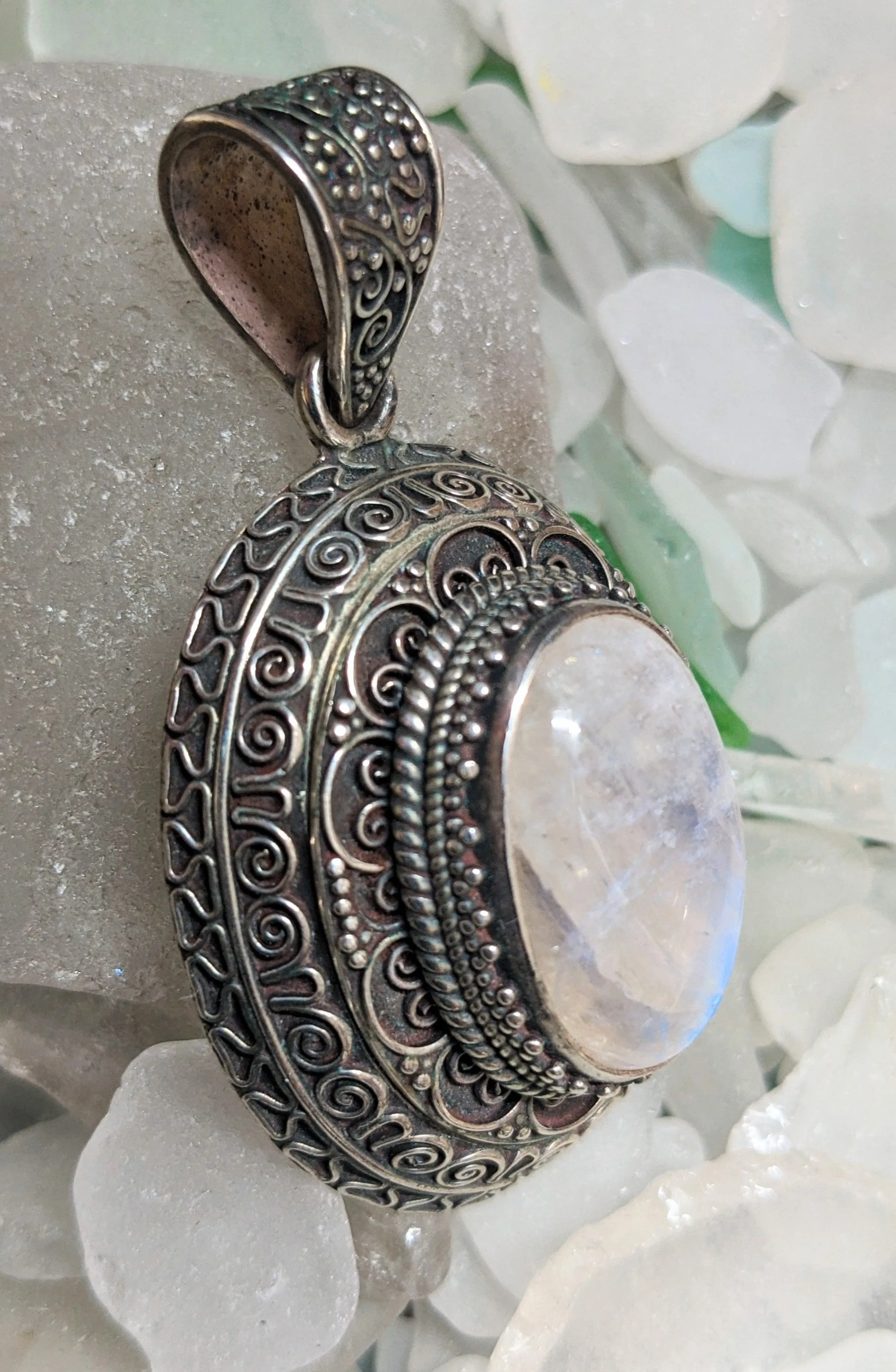 Exquisite Moonstone Harmony Pendant