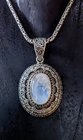 Exquisite Moonstone Harmony Pendant