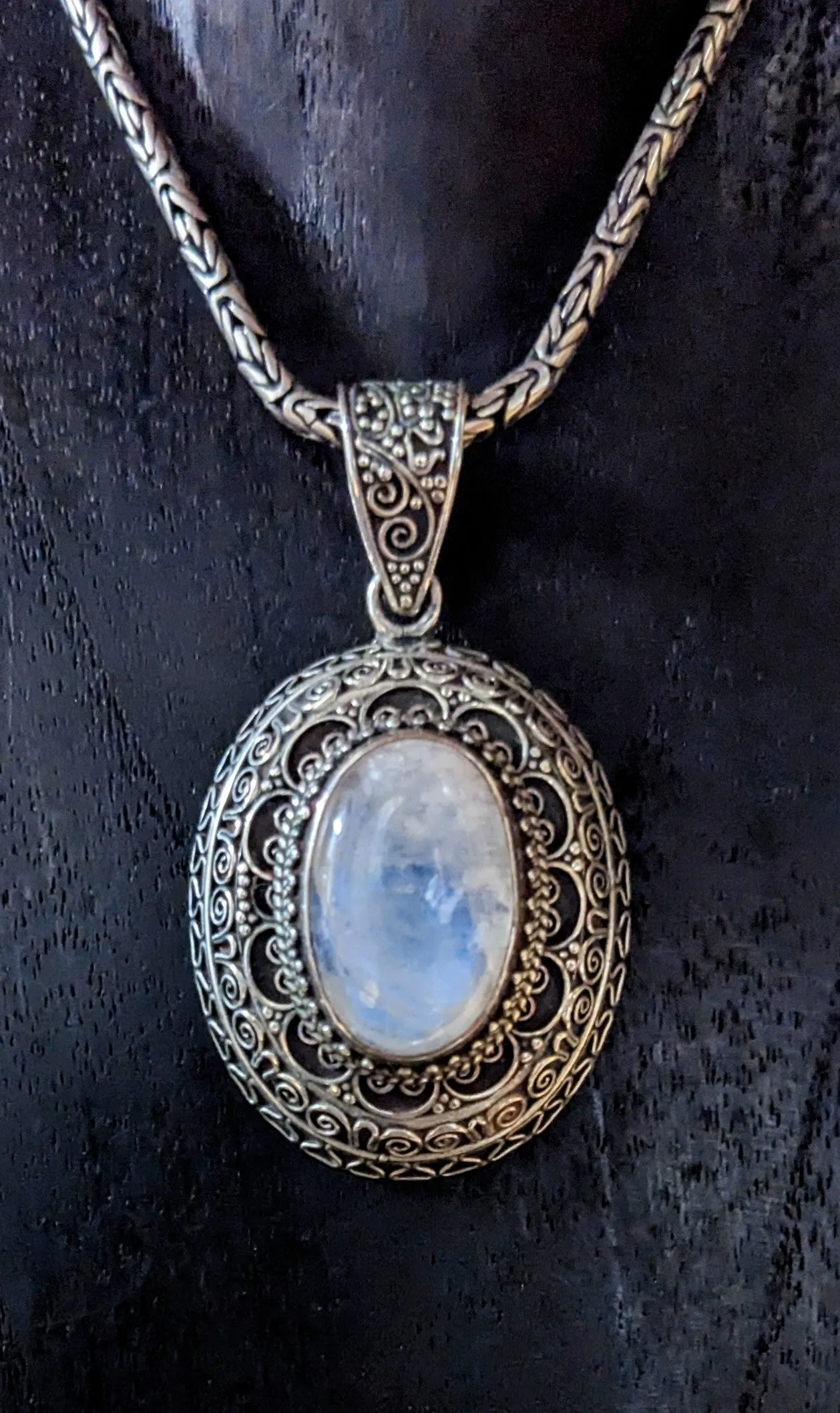 Exquisite Moonstone Harmony Pendant