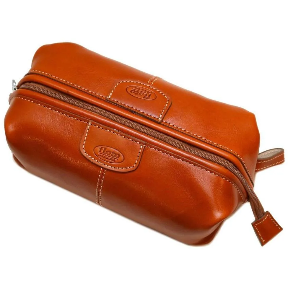 Floto Leather Venezia Dopp Kit