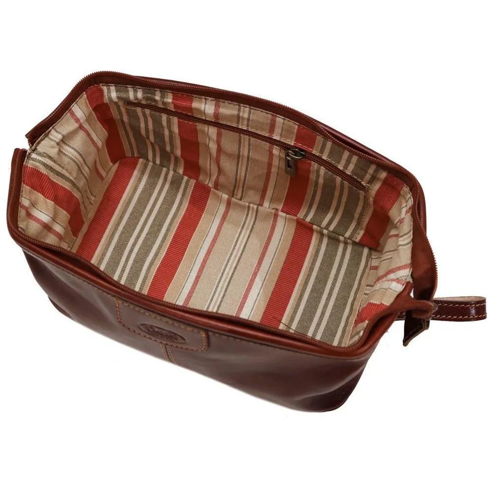 Floto Leather Venezia Dopp Kit