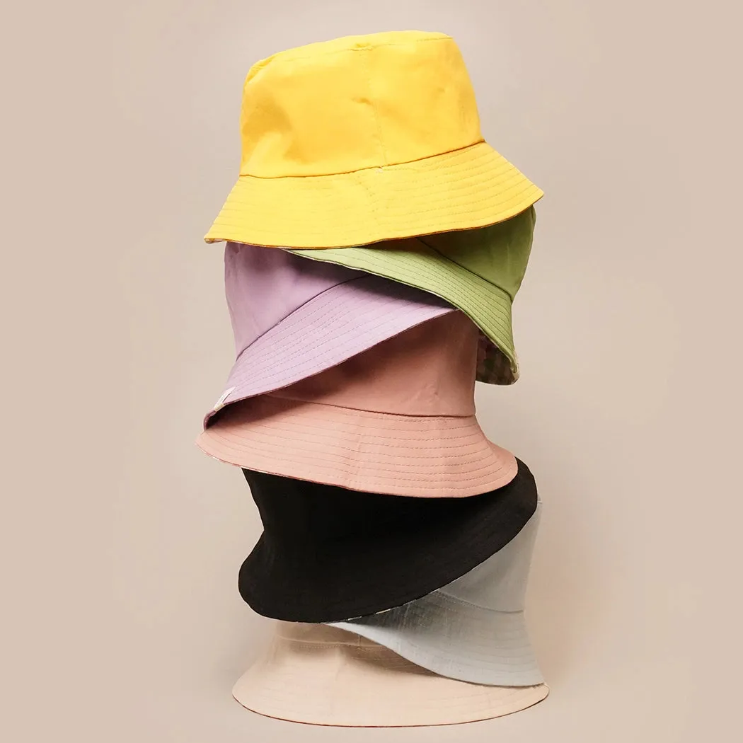 Gingham Reversible Bucket Hat - Several Colors