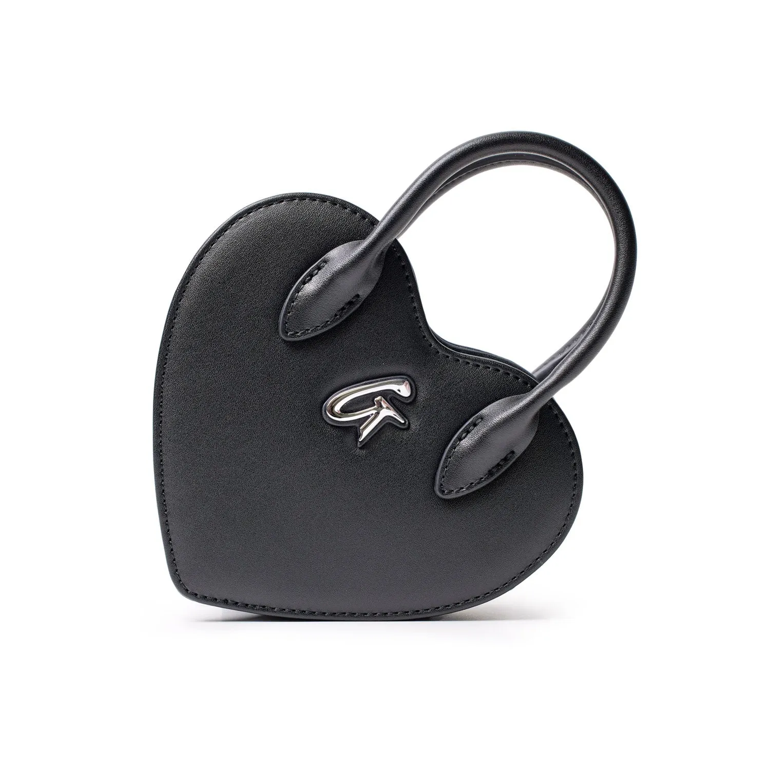 GLAM-AHOLIC MINI BLACK HEART BAG