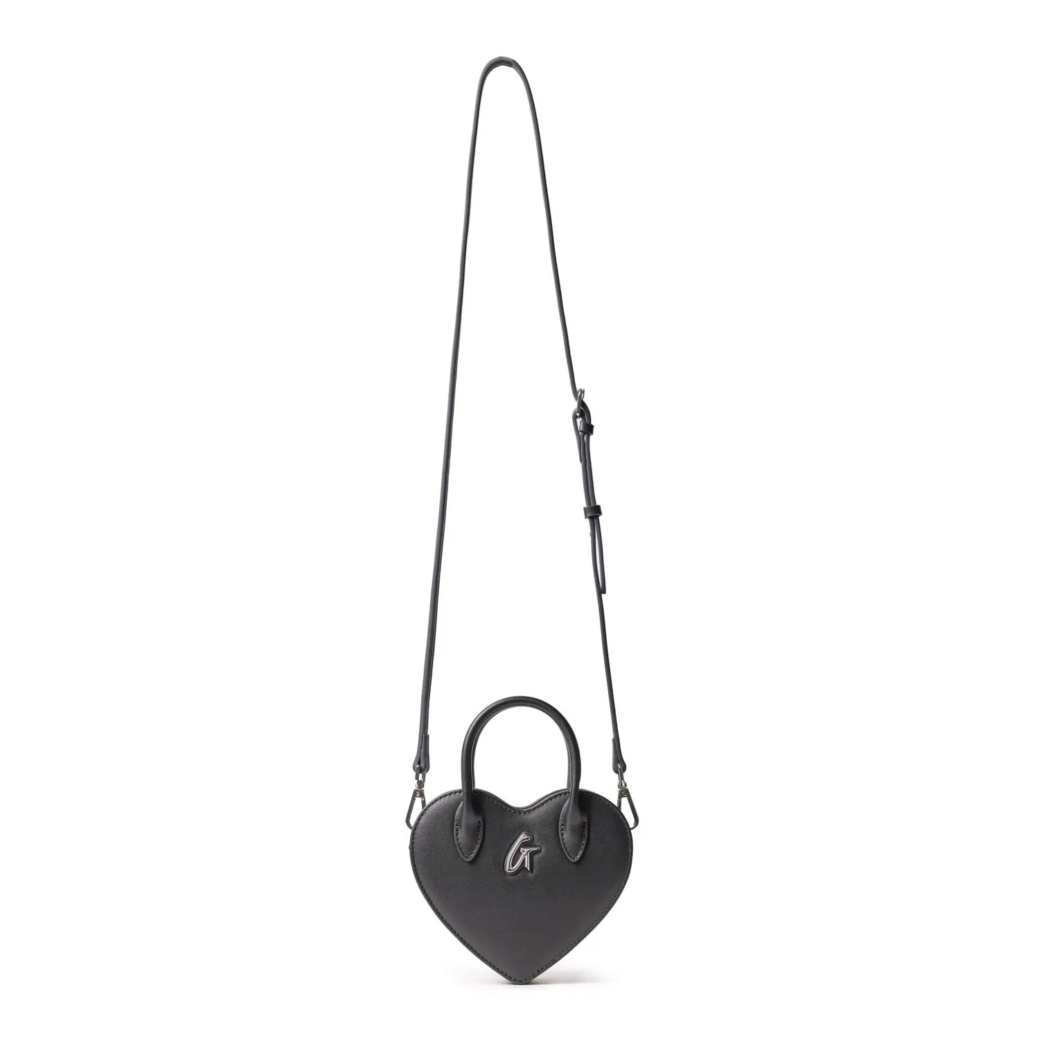 GLAM-AHOLIC MINI BLACK HEART BAG