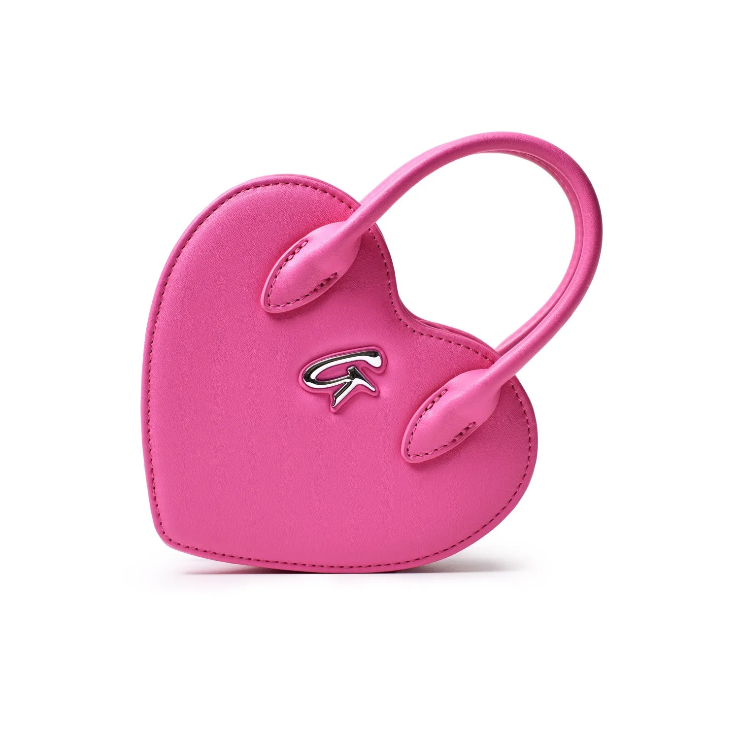 GLAM-AHOLIC MINI PINK HEART BAG