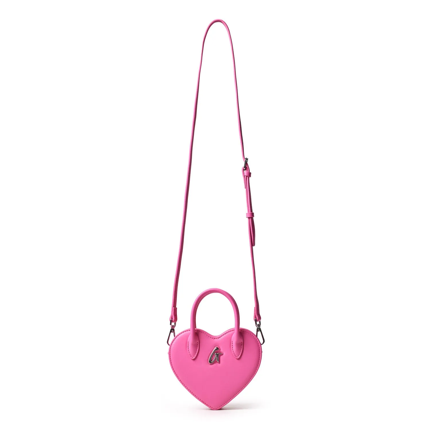 GLAM-AHOLIC MINI PINK HEART BAG