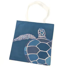 Green Turtle Shoulder Shopping Bag